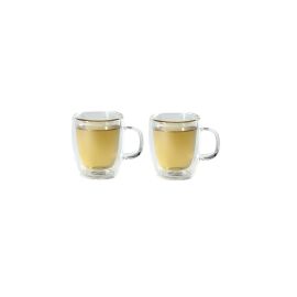 HOME MAKER B.DOUBLE WALL GLASS CUP 50ML 2PC ST ADW5705