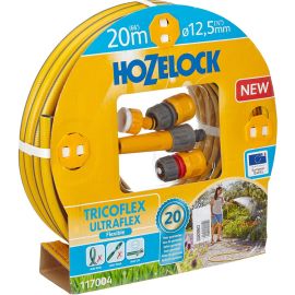 Garden Hose Tricoflex Ultralfex 12.5mm 20Mtrs (With Accessories) 117004 Hozelock