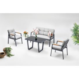Efes 4 Seater Garden Sofa Set With Coffee Table 