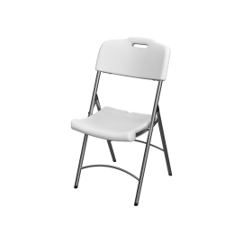 Chair Folding W/Metal Frame White IFOFXX076 Cosmoplast