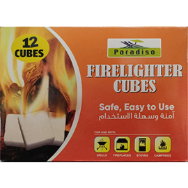 Firelighter Cubes 12pcs PFL12CUBES Paradiso