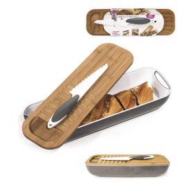 3In1 Bread Basket And Board With Knife M12 Ka1084G/Web