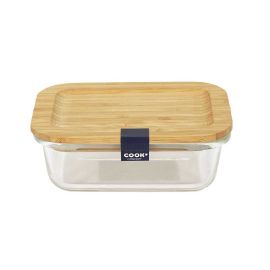 Glass Storage Container W/ Bamboo Lid Ka4797