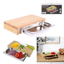 Chopping Board With Drawer 32.5X16 2X5.5 Kd3274