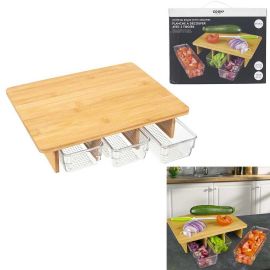 CHOPPING BOARD WITH 3 COMPARTMENTS KD3290