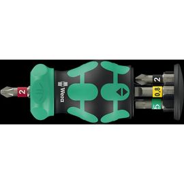 Wera 05008892001 | KK RA2 Ratchet Stubby Screwdriver Bit Set 6pc
