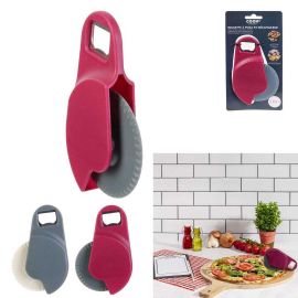 2 In 1 Pizza Cutter And Bottle Opener Ku6465