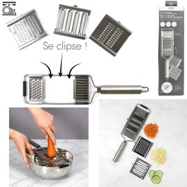 Vegetable Grater W/ 3 Removable Blades Ku6600