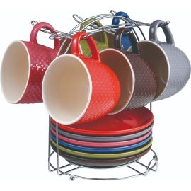 13PCS TEA SET STONEWARE (MH-20103)