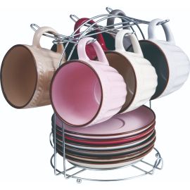 13PC TEA SET STONEWARE (MH-20104)