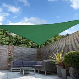 Coolaroo Triangle Shade Sail  5 x 5 x 5 Mtrs Rivergum Green 310752