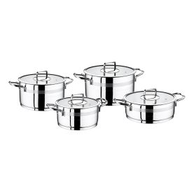 SAFIR 8 PCS COOKING SET (SILVER) (S-1346)