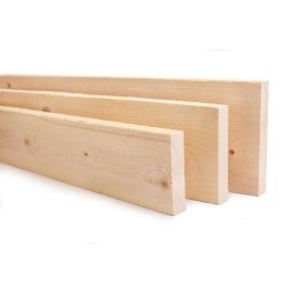 Softwood Timber White Wood 1" x 2" x 5ft (1" x 1.5" x 5ft) Approx