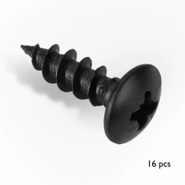 Walteco Screws Ø 5*16Mm, Rt-50, Black, 16 Pcs 3055