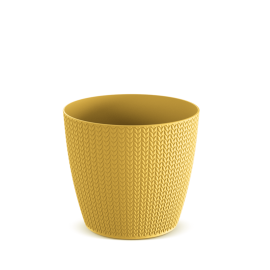 Prosperplast WHEATY Flower Pot 157x157x138mm Mustard DWH160-117U