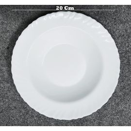 Orchid Opalware Classique Soup Plate 8" Wopsp03