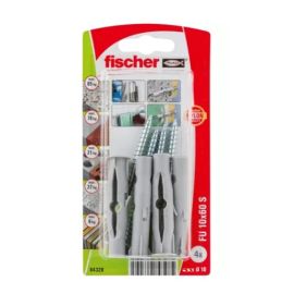 Fischer FU Plug With Screw FU 10x60 K 4Pcs 84328/53308