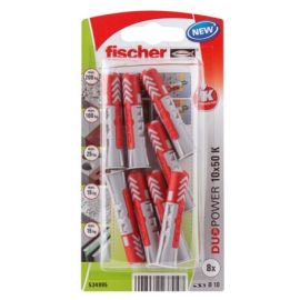 Fischer Universal Plug 10 x 50mm 8Pcs DUOPOWER 10X50 K NV 534995